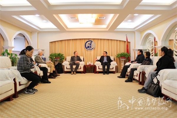陕西省基督教两会接待挪威圣约教会哈勇恩牧师一行